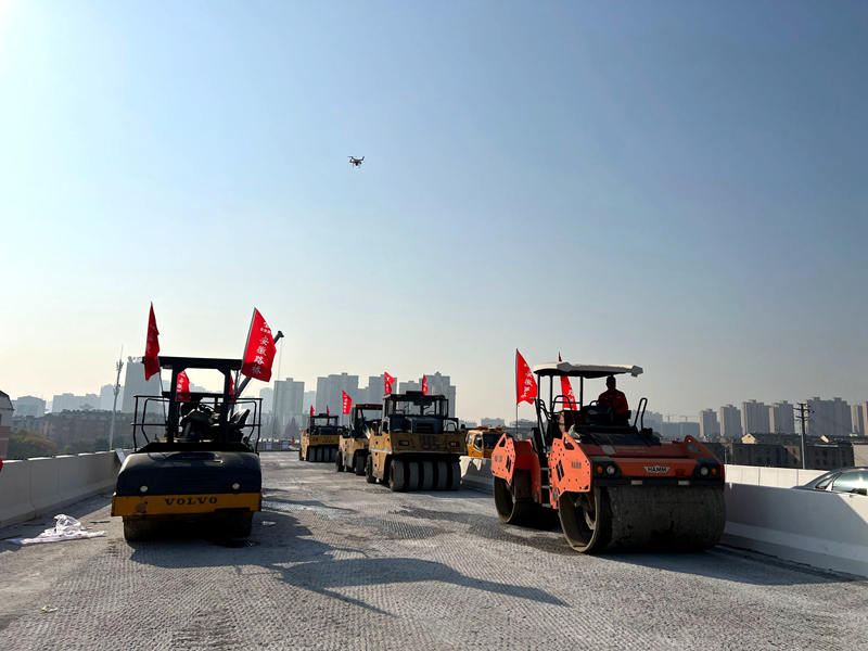 郎溪路（裕溪路-明皇路）工程一标：奋战东城再提速 奋楫扬帆启新程 (2)